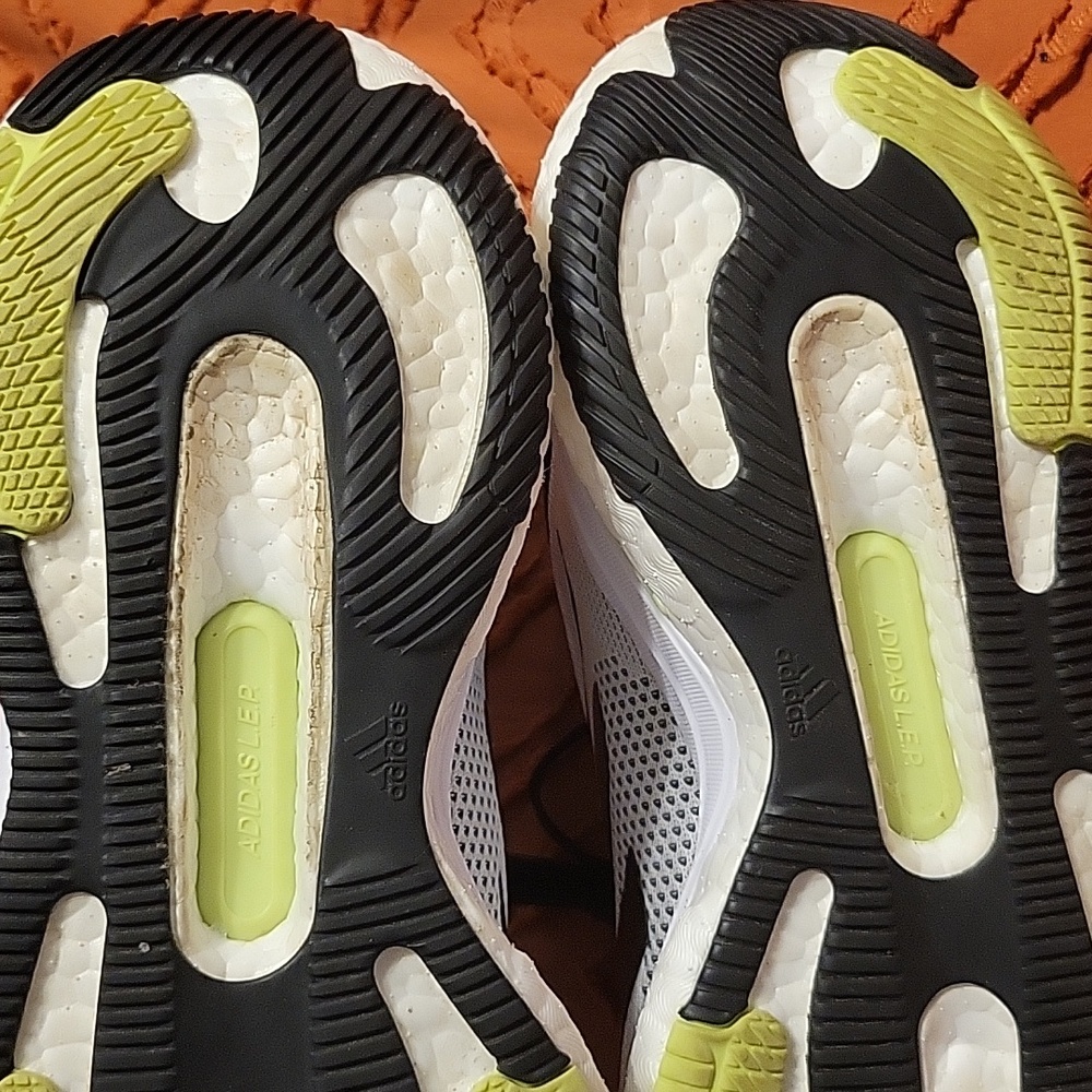 Adidas Solarglide Shoes - Black, Gray, White, with Light Green Accents - Boost - Picture 8 of 11